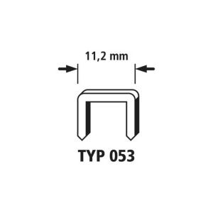 Klambrid tüüp 053 2400 tk. 4mm