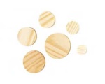 Puidust tapiplaadid d=20mm 40 tk.