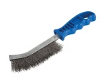 Käsihari 265mm terastraat sinine plastist käepide