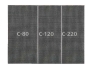 Raspelriide(võrk) komplekt 115x230mm K80/K120/K220 5 tk